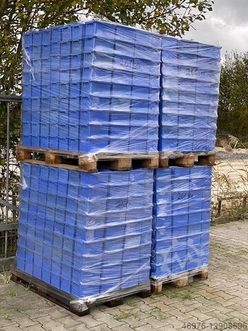 Stacking transport box stacking box crate SSI Schäfer Typ: 14/6-4 /1044 Stück/blau Außenabm.: 210 x 150 x 123 mm (BxTxH)
