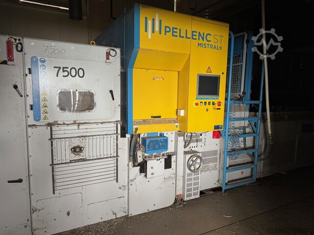 Nahinfrarot-Trenner, Beschleunigungsband NIR Pellenc ST Mistral + 2000