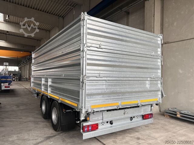 Tipper trailer Möslein TTD 19 AB  19 t Tandemkipper Tieflader, Breitbereifung 2 x Aufsatzbordwänden-- Neufahrzeug --