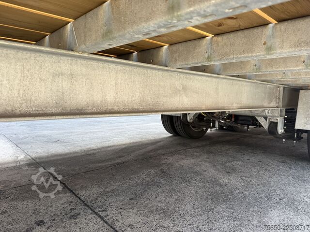 Low loader trailer Humbaur TBB  14,4 t Tandemtieflader 7,20 m lang, Neuwertig