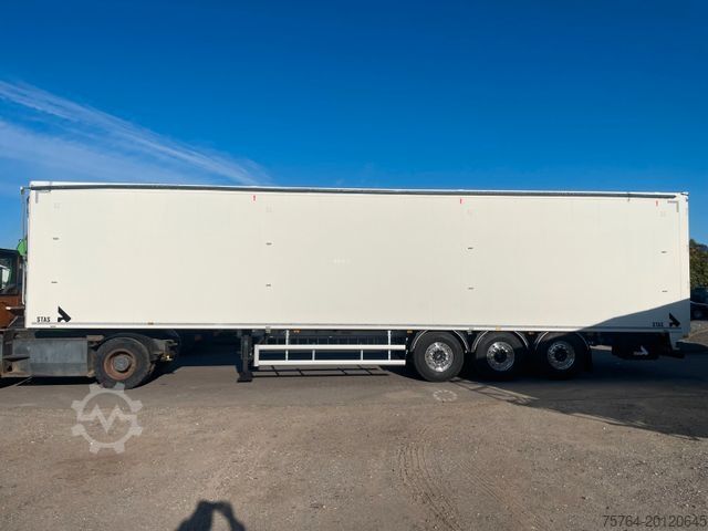 Walking floor semitrailer STAS 91m³ Schubboden/10mm Boden/Funk/verzinkte Chassi
