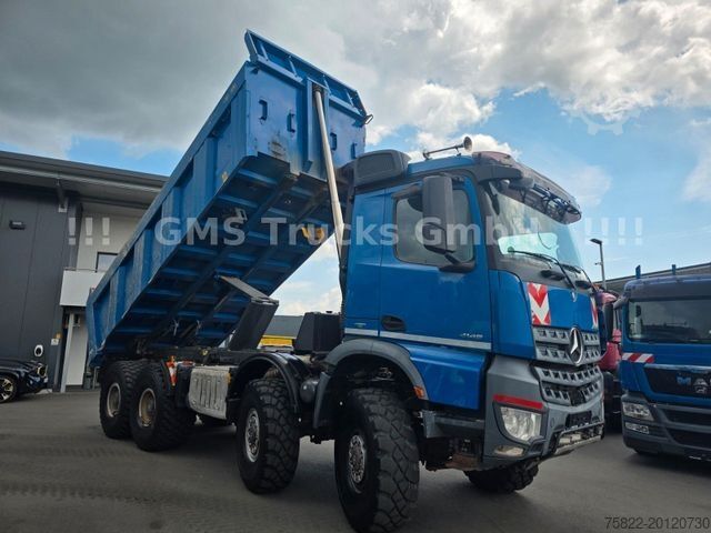 Kipper LKW MERCEDES-BENZ Arocs 4145 / 8X8 ALLRAD / Meiller 18 Kubik Mulde