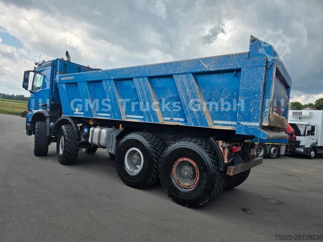 Kipper LKW MERCEDES-BENZ Arocs 4145 / 8X8 ALLRAD / Meiller 18 Kubik Mulde