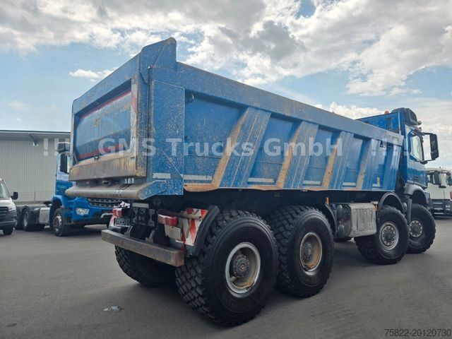 Kipper LKW MERCEDES-BENZ Arocs 4145 / 8X8 ALLRAD / Meiller 18 Kubik Mulde