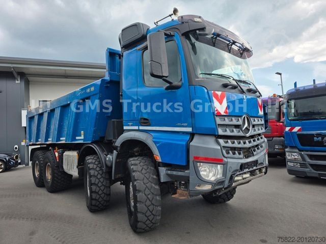 Kipper LKW MERCEDES-BENZ Arocs 4145 / 8X8 ALLRAD / Meiller 18 Kubik Mulde