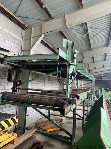 Roller conveyor with pull-off cross conveyor EWD WD RGQ