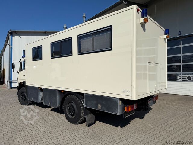 Wohnwagen/Wohnmobil MERCEDES-BENZ MB 917 A 4x4 Allrad Koffer 6m Klima Heizung