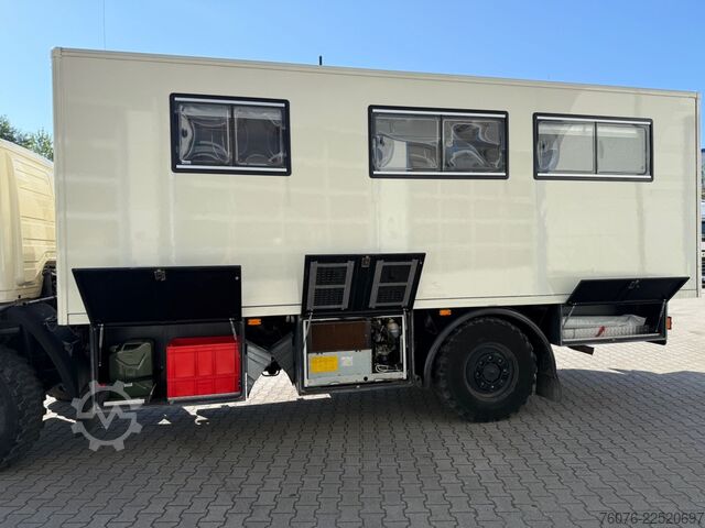 Wohnwagen/Wohnmobil MERCEDES-BENZ MB 917 A 4x4 Allrad Koffer 6m Klima Heizung