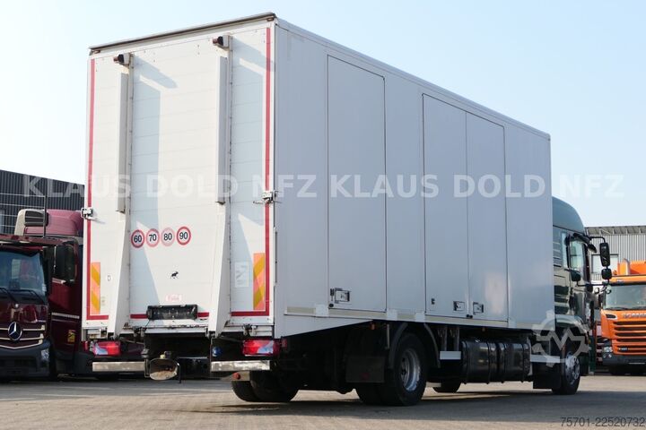 Car carrier truck MAN TGM 15.290 geschloss. Autotransp. Standklima EU6