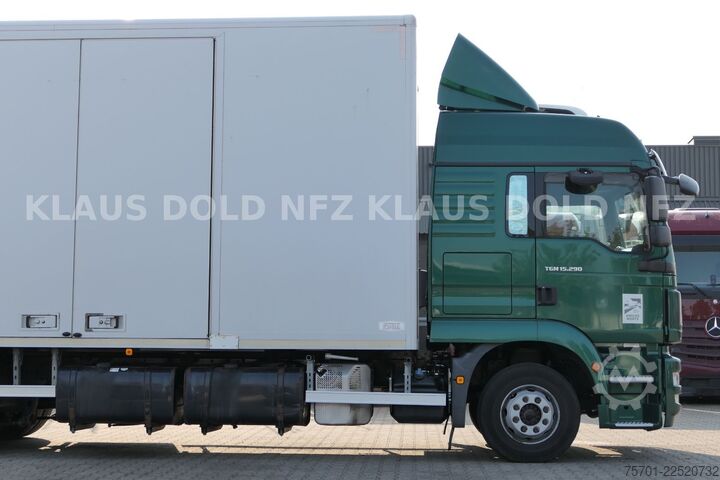 Car carrier truck MAN TGM 15.290 geschloss. Autotransp. Standklima EU6