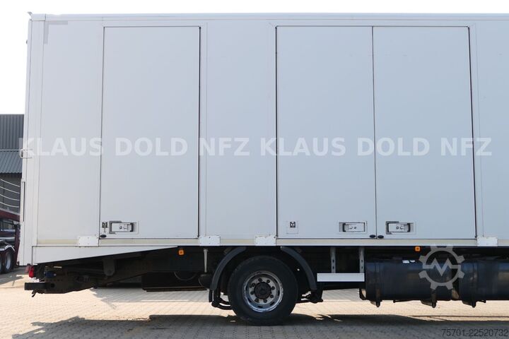 Car carrier truck MAN TGM 15.290 geschloss. Autotransp. Standklima EU6