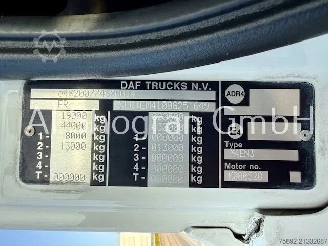 Standard-SZM DAF CF 450 / 4x2 / Super Space / Euro 6