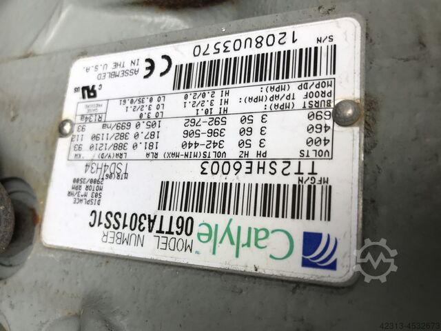 Carlyle/Carrier Screw Compressor Carlyle 06TTTA301SS1C