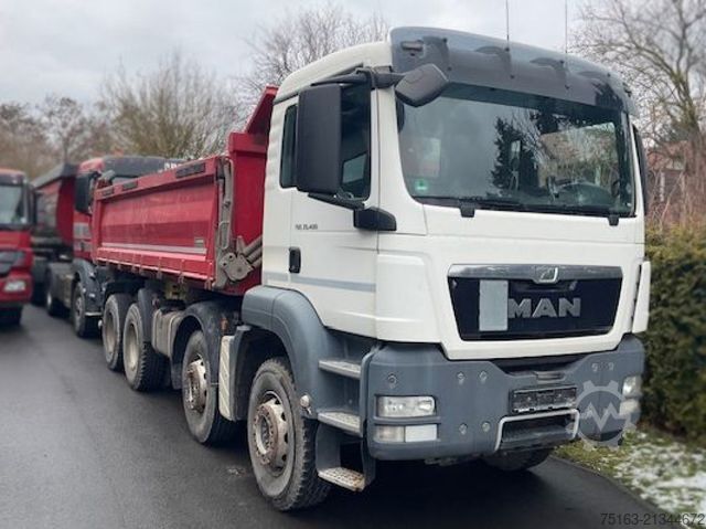Dreiseitenkipper LKW MAN TG-S 35.400 8x4 BB 4-Achs Kipper mech. Bordmatik