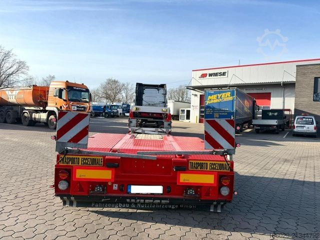 Low loader semitrailer KÄSSBOHRER SLL 2/2H 2-Achs Tiefbett Hydraulische Lenkung