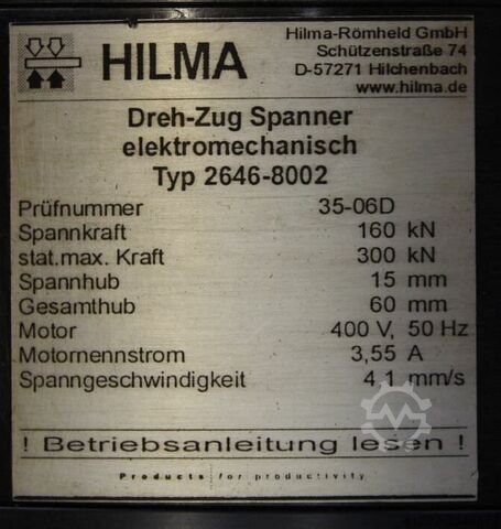 Turn-pull tensioner Hilma-Römheld 2646-8002