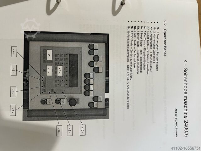 Four-sided plane HM Vierseitige Hobelmaschine