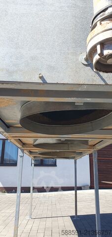 Stationary extraction system with discharge unit Elsinger D250