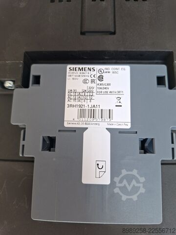 Leistungsschütz mit Hilfsschalterblöcken Siemens SIRIUS 3RT1056-6AP36