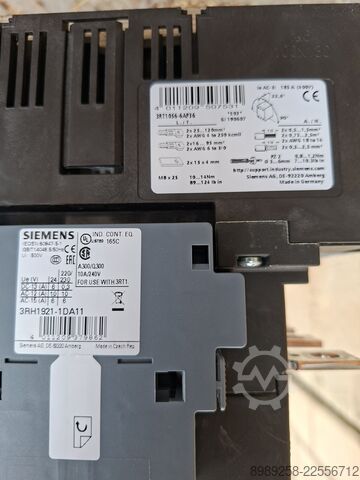 Leistungsschütz mit Hilfsschalterblöcken Siemens SIRIUS 3RT1056-6AP36