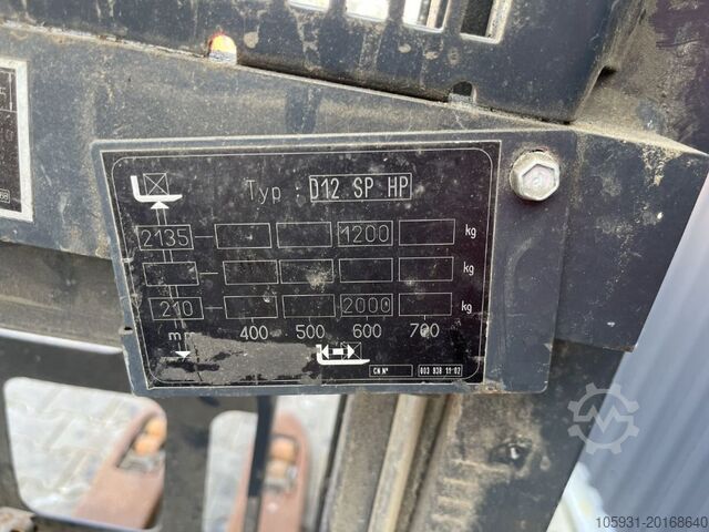 Stand-on stacker Linde D12PHSP