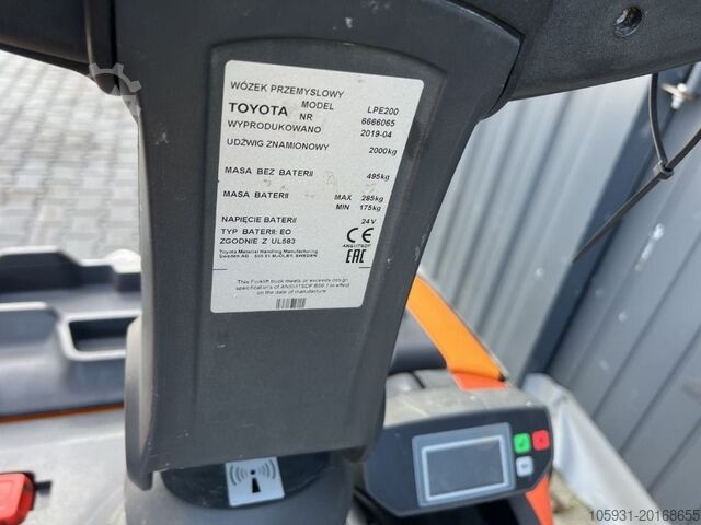 Electric Pallet Truck BT LPE200