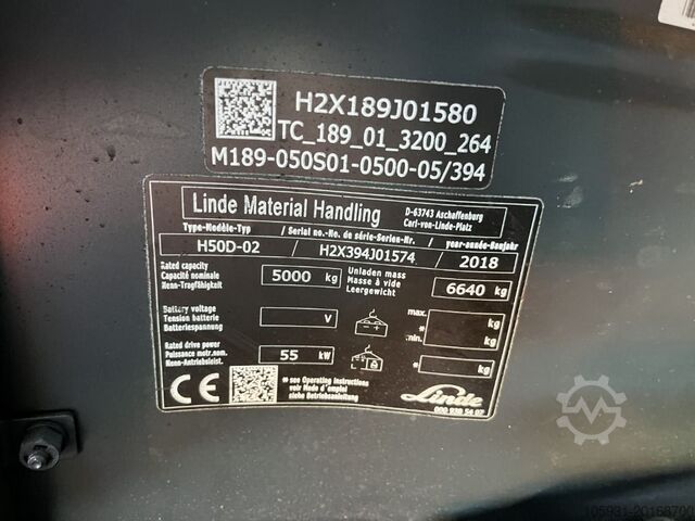 Diesel Forklift Linde H50D-02