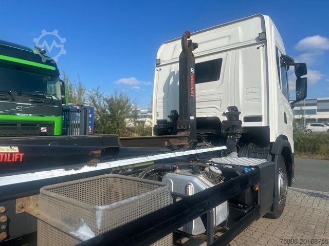 Roll-off tipper truck SCANIA G450 Abroller Hiab ULT21S59 Lift/Lenk AHK Navi
