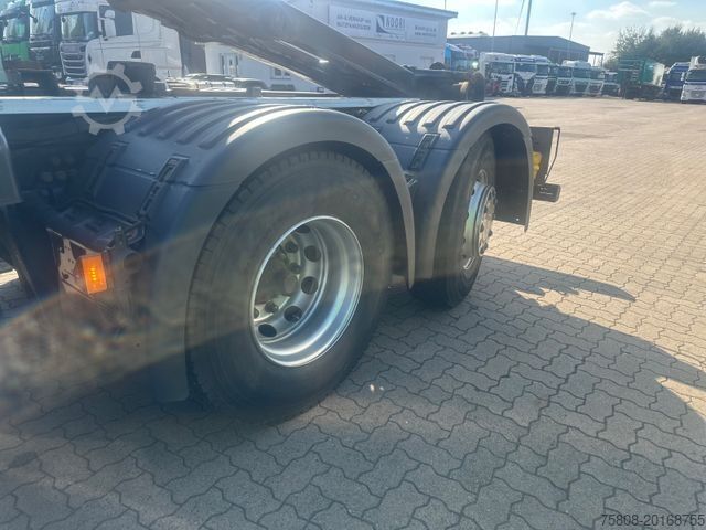 Roll-off tipper truck SCANIA G450 Abroller Hiab ULT21S59 Lift/Lenk AHK Navi