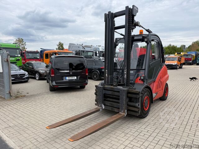 Frontstapler LINDE H50 T-02 EVO/Kabine/hydraulischer Seitenschieber