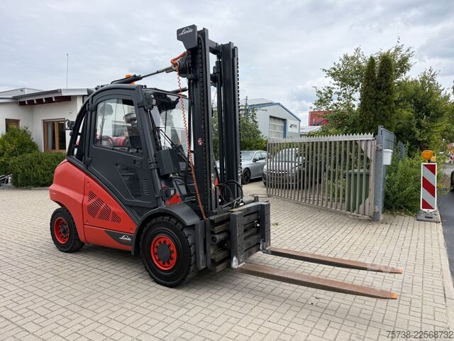Frontstapler LINDE H50 T-02 EVO/Kabine/hydraulischer Seitenschieber