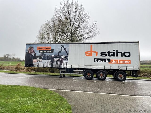 Semi-Tieflader SYSTEM TRAILER Tautliner Kooiaap / Steering / Liftaxle / NL Tr...