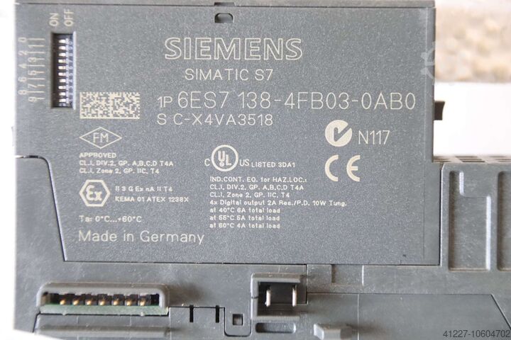 Elektronikmodul ET 200S Siemens 6ES7 138-4FB03-0AB0