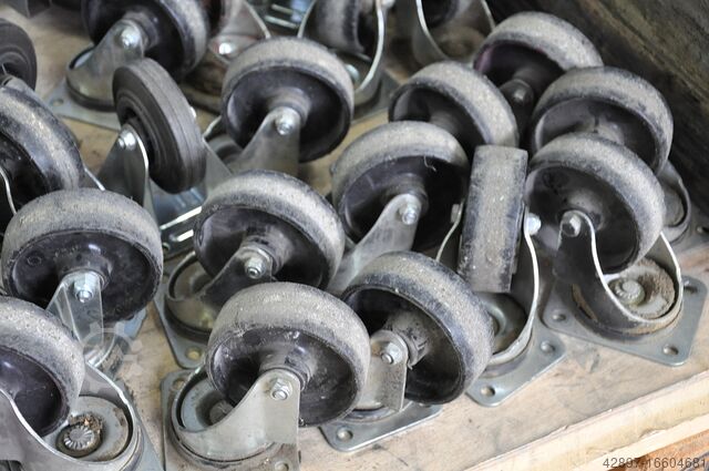 Transport castors, swivel castors Diverse Rollen, Bockrollen