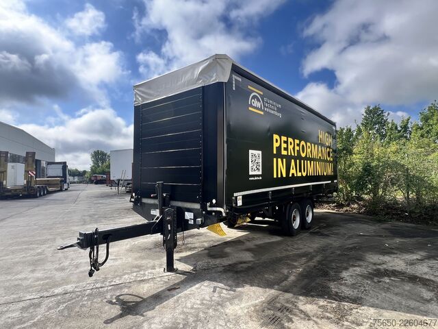 Open trailer with tarp Fliegl TPS135  13,5 t Tandemplanenanhänger, neuwertig