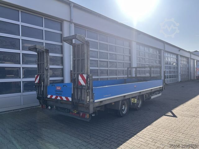 Low loader trailer Humbaur HBTZ 136224 TA-BS  13,6 t Tandemtieflader