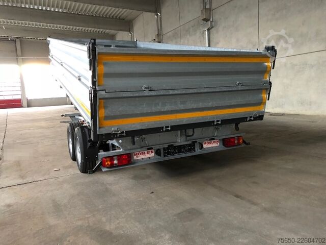 Tipper trailer Möslein TTD11- BA Verzinkt  neuer Tandem Kipper Tieflader + Aufsatz