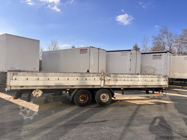 Open trailer with tarp Tang, Karl ZP105  Tandem Pritschenanhänger