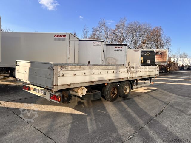 Open trailer with tarp Tang, Karl ZP105  Tandem Pritschenanhänger