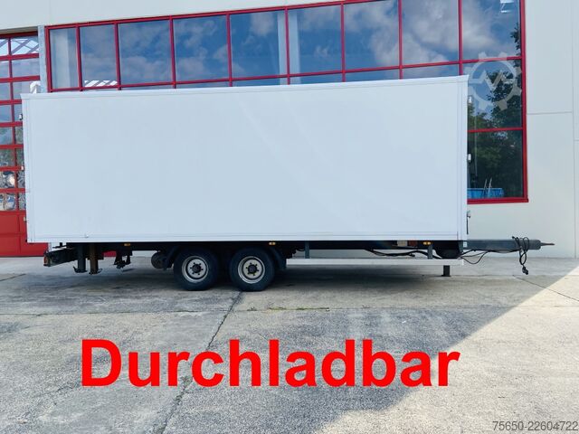 Box trailer Tang, Karl K105  Tandem Kofferanhänger vorn Durchladbar