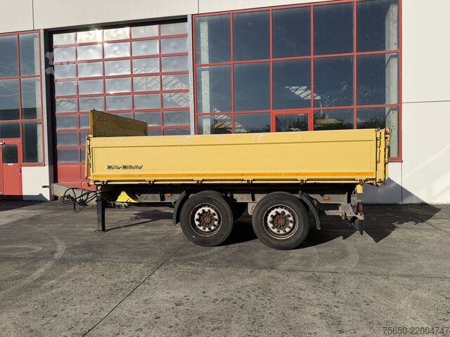 Three-way tipper trailer Müller-Mitteltal KA-TA-RT 18,0  18 t Tandemkipper- Tieflader