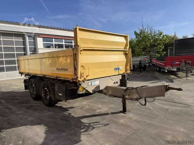 Three-way tipper trailer Müller-Mitteltal KA-TA-RT 18,0  18 t Tandemkipper- Tieflader