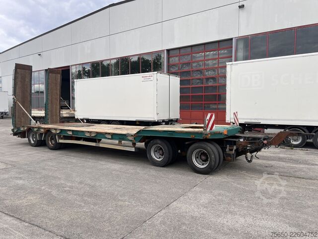 Low loader trailer Humbaur HTD 409525-4A  4 Achs Tiefladeranhänger, kein Müller Mitteltal