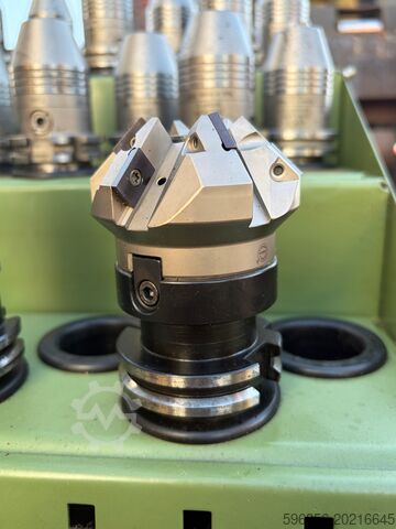 Stirnfräser ASF-35-45-20 mit SK40-Wendeschneidplatten – professionelle Fräskopf 45° Frez czołowy ASF-35-45-20 z płytkami SK40 – profesjonalna głowica frezarska 45° Frez czołowy ASF-35-45-20 z płytkami SK40 – profesjonalna głowica frezarska 45°