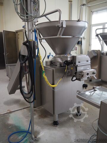 Filling and portioning line with AL line Handtmann, LOMA VF 616, IQ2, AL