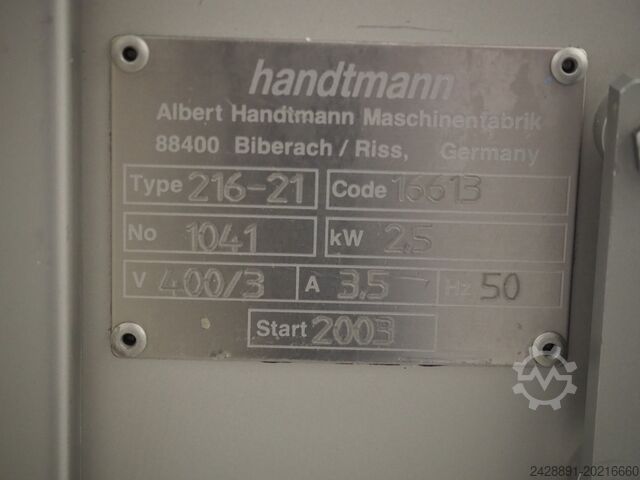 Filling and portioning line with AL line Handtmann, LOMA VF 616, IQ2, AL