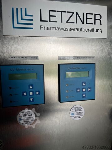 Pharmaceutical water treatment plant Pure water plant LETZNER UO-EDI Tank Ring