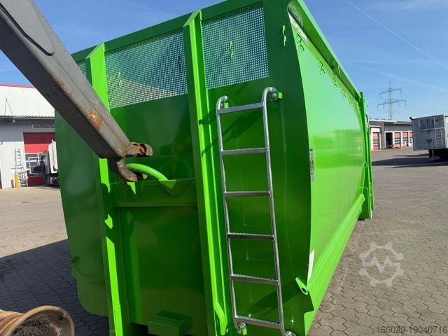 Swap chassis trailer  RSM Abrollcontainer 38m³ mit hydr. Heckklappe