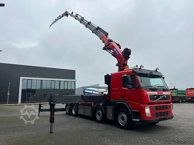 Crane truck Volvo FM 460 8x2 HMF 6020 + Fly Jib, Winch