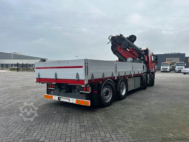 Crane truck Volvo FM 460 8x2 HMF 6020 + Fly Jib, Winch